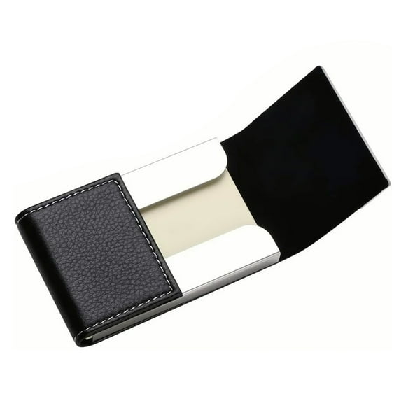 Estuche para Tarjetas de Presentación Nikou PU Compacto y Liviano