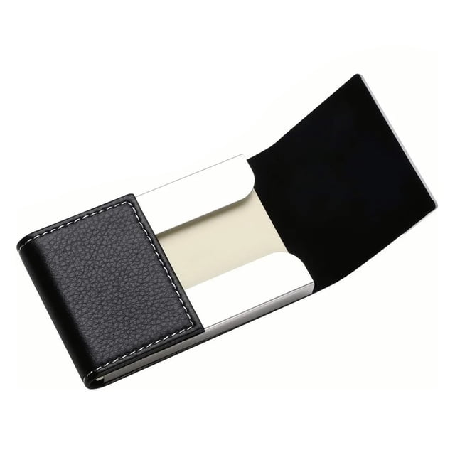Estuche para Tarjetas de Presentación Nikou PU Compacto y Liviano