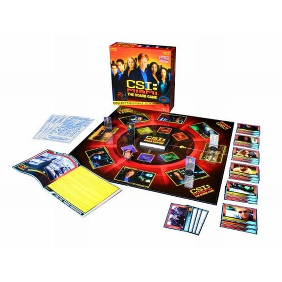 CSI Miami The Board Game Collect Evidence Solve Crimes 9 Cases