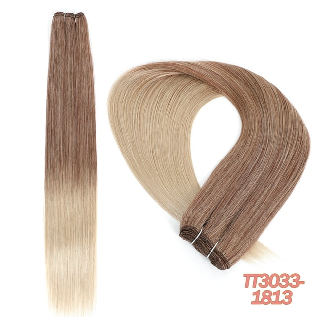 Typpkmm Extensiones De Cabello SintéTico Natural Yaki 150g