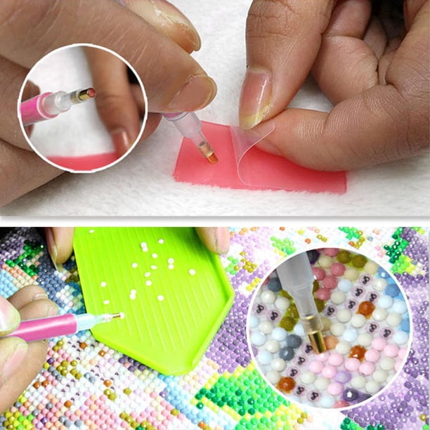 Kit de herramientas de pintura de diamante 5D Likrtyny Bolígrafo de punto de cruz
