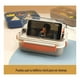 thumbnail image 3 of "Lunch Box Fiambrera Con Cubiertos Capacidad 1300ml+bolsas Naranja con Gris ", 3 of 5