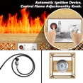 thumbnail image 7 of LAZZO Outdoor Fire Pit Table, Rectangular 60000 BTU Propane Fire Pit with Wicker Frame and Tank Holder, 7 of 7