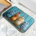 thumbnail image 6 of 1pc The Angry Birds Absorbent Non-Slip Bathroom Thickened Flannel Rug Decor,Soft,Quick Drying,Suitable For Indoor/outdoor Use,Bathrooms,Bedrooms,Kitchens,Terrace,Laundry Rooms,16"x24", 6 of 9