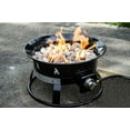 thumbnail image 4 of Heininger 5995 58,000 BTU Portable Propane Outdoor Fire Pit with 5996 Black Fire Pit Cover with Carrying Handle, 4 of 6