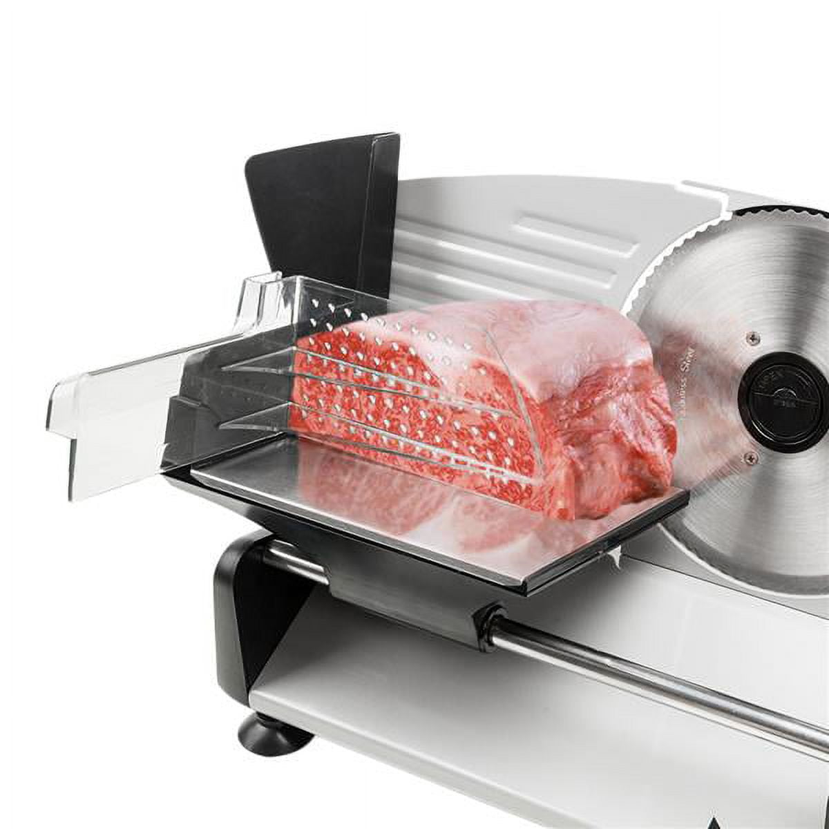 150-Watt Stainless-Steel 10 in. Commercial Deli Meat Slicer