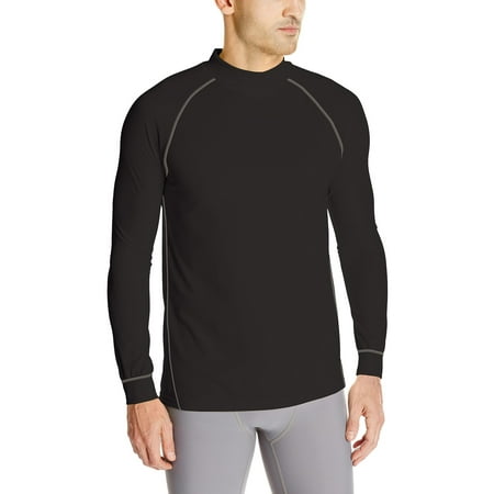 Grid Apparel - Wolverine Men's Tech Grid Performance Baselayer Long Sleeve Shirt, Black, Size: Medium