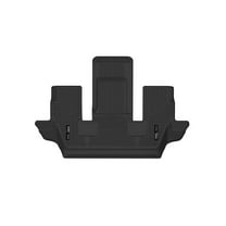 Husky Weatherbeater 3rd Row Floor Mat Fits 2021-2025 Jeep Grand Cherokee L w/ Bucket Seats Black 1 Pc