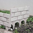 thumbnail image 2 of Imitation Stone Fence Fence Green Outdoor Fence Combination Fence Plastic Insert Ground Isolation Fence, 2 of 6