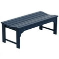 thumbnail image 1 of Ellendale Banc Adirondack Sans Dossier en Poly Plastique Bleu Marine, 1 of 6