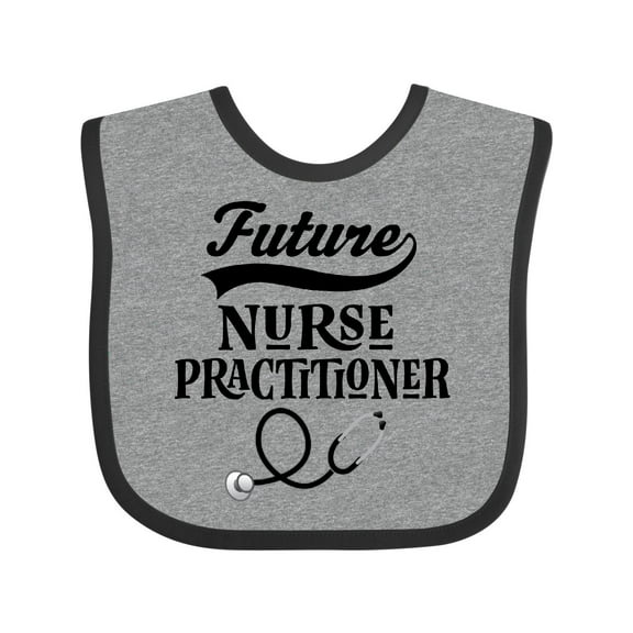 Inktastic Future Nurse Practitioner Girls Baby Bib