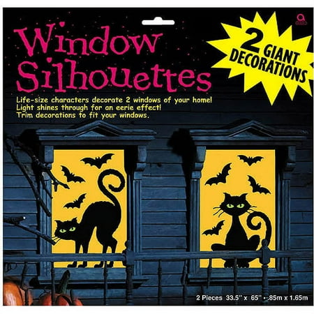 Cats and Bats Window Clings