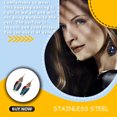 thumbnail image 4 of Feathers Earrings Long Drop Dangle Easy Matching Multicolor Classical Comfortable Modern Style Ear Pendants for Women Jewelry mixed color, 4 of 7