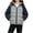 Green, variant on Zynoxe Puffer Jackets for Girls Winter Color Block Windproof Zip Up Long Sleeve Hoodies Casual Warm Quilted Padded Coat with Pockets