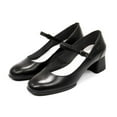thumbnail image 2 of CAMPER Womens Black Padded Katie Block Heel Buckle Leather Mary Jane 40, 2 of 7