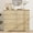 Wood, variant on Modern Tall Wooden Dresser, 8 Deep Drawers Storage Cabinet, Spacious Wide Top Organizer, Ideal for Bedroom, Living Room, Hallway, Black/White/Natural/Walnut