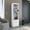 White, variant on 5 Wine & Liquor Cabinet, 12 Bottle , Black With 5 Shelves, Freestanding In Home Storage Cabinet , For