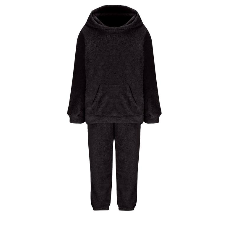 VBTAPA Fleece Pajama Set for Women Fuzzy Lounge Sets Winter