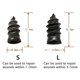 thumbnail image 2 of Reparación de neumáticos de autoservicio de reparación rápida de clavos de reparación de neumáticos de 10 piezas yeacher Enchufar, 2 of 7