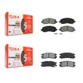 thumbnail image 1 of SIM Front Rear Semi-Metallic Brake Pads Kit for Car Mitsubishi Chrysler Sebring Eclipse Galant Dodge Stratus KSM-100383, 1 of 8