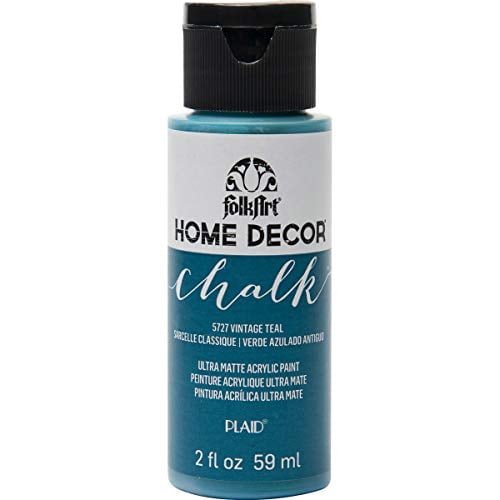 FolkArt Vintage Teal Home Decor Chalk Furniture & Craft Paint 2 ounce