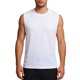 thumbnail image 1 of Camiseta de tirantes de cuello redondo para hombre, color liso, informal, holgada, deportiva, transpirable, de seda helada, corta, de poliéster., 1 of 5