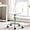Clear, variant on Acrylic Clear Desk Chair, Modern Small Cute Armless Vanity Rolling Plastic Chair Home Office Lucite Ghost Chairs with Adjustable Height and Wheels, Clear