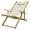 Natural Frame/Natural Canvs, variant on Sling Chair Natural Frame-Royal Blue Canvas