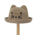thumbnail image 3 of LNMQLPDBS Baby Toddler Girls Straw Sun Hat with Embroided Cute Summer Beach Hat Baby Sun Protection Hats Beach Cap for Infant Outdoor Party Holiday Breathable Hat Coffee One Size, 3 of 5
