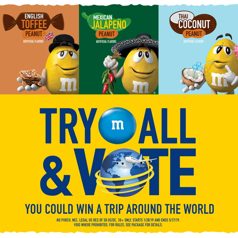 M&M's 3 new peanut-based flavors are here: Toffee, jalapeno, coconut