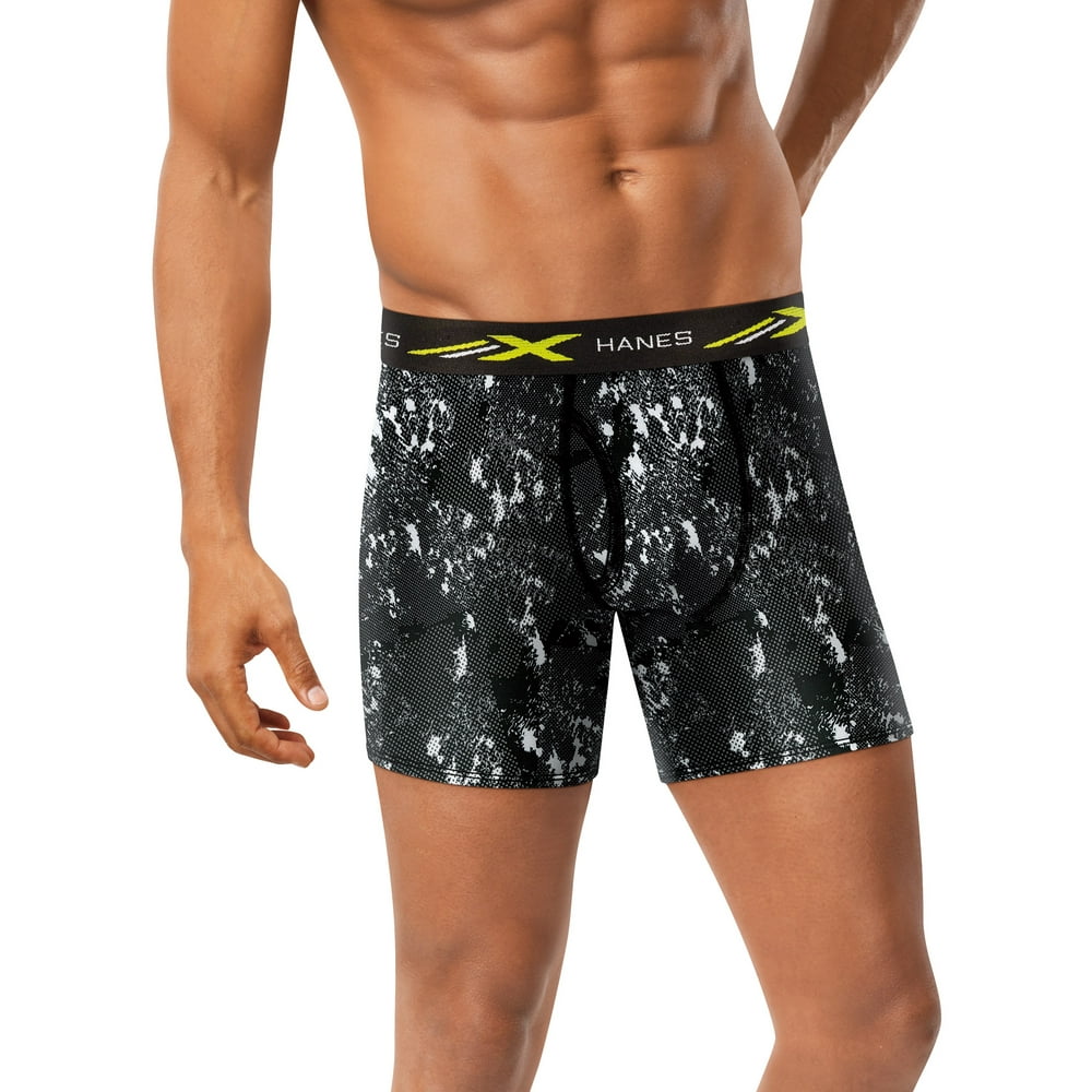 Hanes Men's XTemp Stretch Mesh Boxer Brief