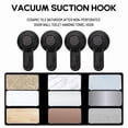 thumbnail image 1 of Paquete de 4 de Ventosa de VacíO, Potentes para Toallas con Ventosa para Ventana Vidrio BañO Cocina BañO Ducha, Negro, 1 of 5