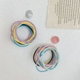 thumbnail image 4 of Franhais Cute Hair Ties Twisted Solid Color Elastic Hair Ropes Ponytail Holders Hair Accessories for Women Girls, 4 of 5