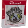 thumbnail image 3 of FINE PHOTO GIFTS Pewter Pet Paw Photo Ornament, 3 of 6