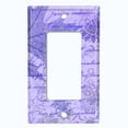 thumbnail image 5 of Metal Light Switch Plate Outlet Cover (Purple Leaf Letter Damask LET008), 5 of 13