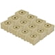 thumbnail image 2 of Bloque De Cultivo, Hojas De Inicio De Cubos De Cultivo Permeables Absorción De Agua Rápida Transpirable 12 Piezas 4 Pulgadas Para Agricultura ANGGREK Grow Block, 2 of 8