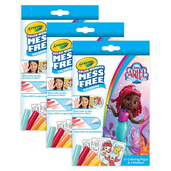 Crayola Color Wonder Ariel Mini Box Set, 3 Sets