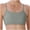 Green, variant on Women's Bra Yoga Mini Cami Seamless Bralette Microfibr Stretch Bra Thin Strap Bralette (Red, XXL)