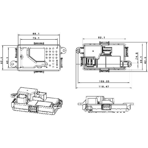 Oe Replacement For 2011 2015 Mercedes Benz C63 Amg Hvac Blower