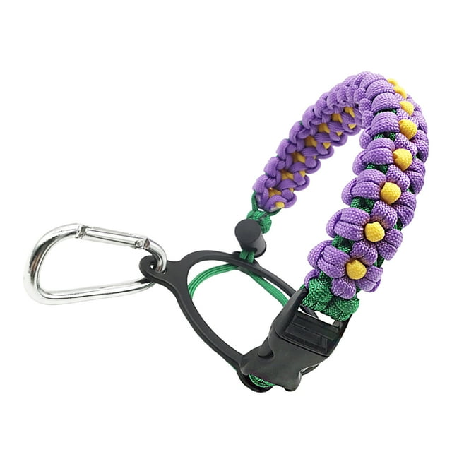 Paracord Handle Multicolored Workmanship Good Decoration Secure Accessories Decor Bottle Cord Hiking Auxiliary Umbrella Rope Sunflower