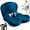 Blue, variant on Reenly Back and Seat Cushion,Reenly Seat Cushion,Ergonomic Non Slip Memory Foam Seat Skin with Back Support,L-Shaped Lumbar Support,Breathable & Machine-Washable,for Car,Office,Home (Blue)