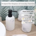 thumbnail image 3 of Evideco French Home Goods New Marble Matte 10 oz Commercial Soap & Lotion Dispensers, 3 of 9