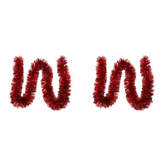 4PCS Hanging Metallic Tinsel Garland Sparkly Foil Twist Streamer for Christmas Halloween Party Decor Indoor and Outdoor,Festive Ornaments for Parade Floats New Year Wedding Party Supplies