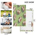 thumbnail image 6 of Yayeee 100% Cotton Hand Towels for Bathroom 16" x 28" Soft Absorbent Kitchen Towel, Game Day Footballs, 6 of 7