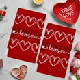 thumbnail image 6 of Costeam Valentine's Day Themed Kitchen Towels, 23.6x15.8 Inches, Soft Tea Towel, Drying Cloth for Baking, Festive Kitchen Accent, 6 of 6