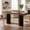 Brown Black, variant on Fnova 71 Inch Tall Bar Height Table with Footrest, Industrial Bar Table for Home Bar Pub Restaurant