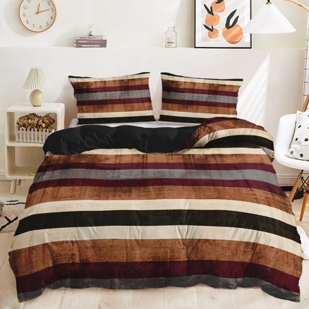 Hosima 3 Piece 3D Digital Printed Duvet Cover Full Size Bedroom Decorative Bedding Set,DEL82-King