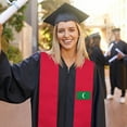 thumbnail image 3 of DABOYOZHZH Maldives Flag Cool Graduation Shawl Sash Stole Wraps Scraf For International Study Pride Women Men, 3 of 6