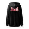 thumbnail image 5 of WEAIXIMIUNG Robe Chandail en Molleton pour Femmes Manches Courtes et Mode Hiver Sweat à Capuche Imprimé Sans Poches, 5 of 5