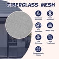 thumbnail image 4 of Magnetic Garage Screen Door 1 car- - 8x7 FT | Fiberglass Mesh, Magnetic Closure, Tool-Free Setup | Ideal for Garage, Patio, Home Gym, Pet Areas & More, 4 of 8